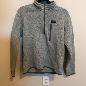 Patagonia gray quarter zip